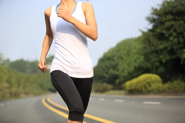 Running woman — Stock Photo, Image