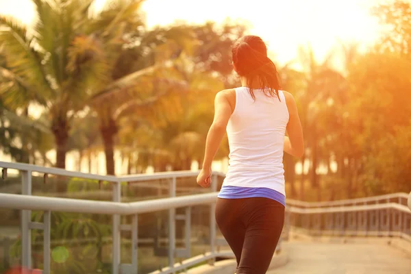 Asian woman runner — Stock Photo, Image