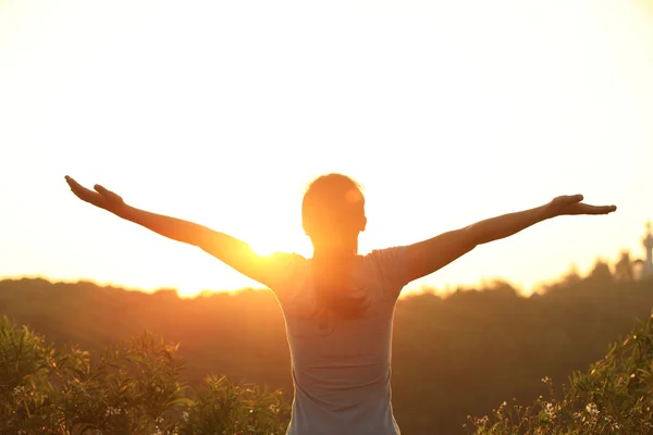 Fitness yoga woman — Stock Photo, Image