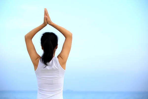Fitness yoga woman — Stock Photo, Image