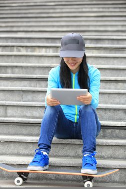 kaykaycı kullanım dijital tablet