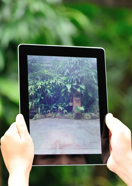 Tomando fotos — Foto de Stock