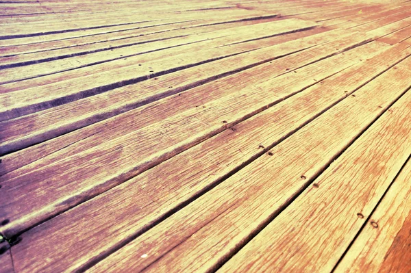 Grunge wood deck — Stock Photo, Image