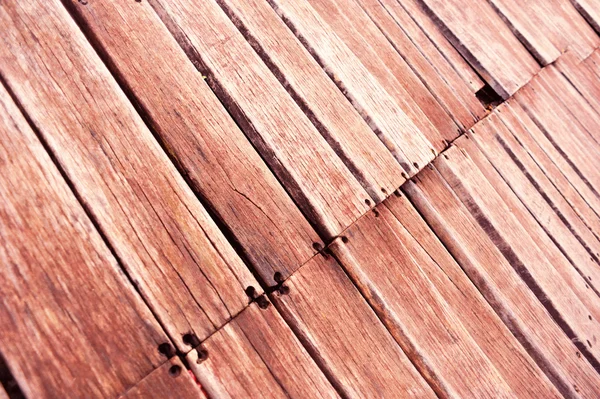 Grunge wood deck — Stock Photo, Image