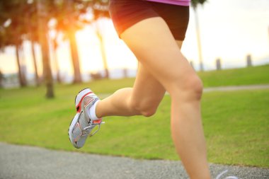 tropikal Parkı'nda çalışan runner atlet