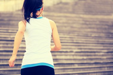 merdivenlerde koşma runner atlet