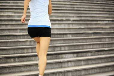 merdivenlerde koşma runner atlet