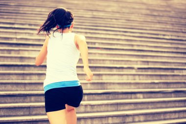 merdivenlerde koşma runner atlet