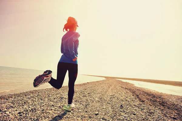 Fitness woman running — Stock Photo, Image