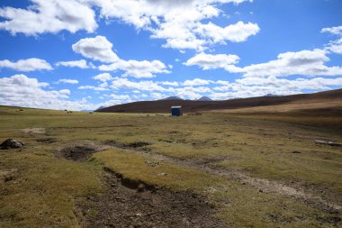 Tibet Çin 'in güzel manzarası