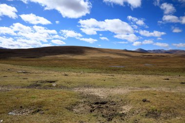 Tibet Çin 'in güzel manzarası