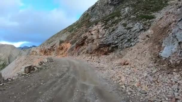 Οδήγηση Εκτός Δρόμου Ορεινό Δρόμο — Αρχείο Βίντεο