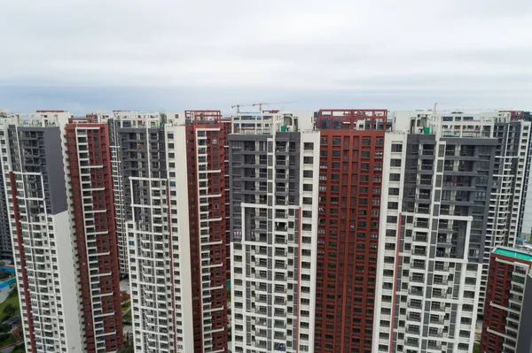 Vista Aérea Apartamento Vários Andares China — Fotografia de Stock