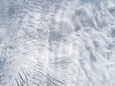 Çin 'in Tibet kentindeki fosil buzulların havadan görünüşü