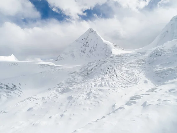 Letecký Pohled Fosilní Ledovec Tibetu Čína — Stock fotografie