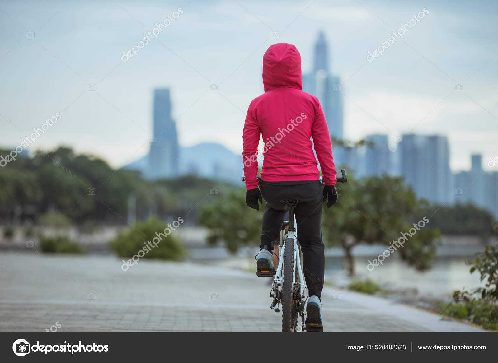 Manos Libres Bicicleta Ruta Costa fotograf a de stock lzf