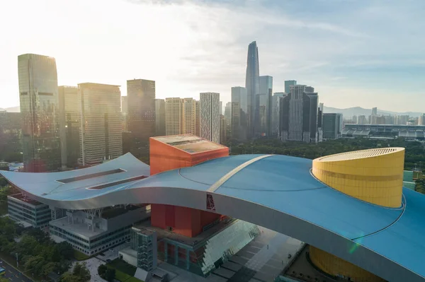 Aerial View Landscape Shenzhen City China — Stock Photo, Image