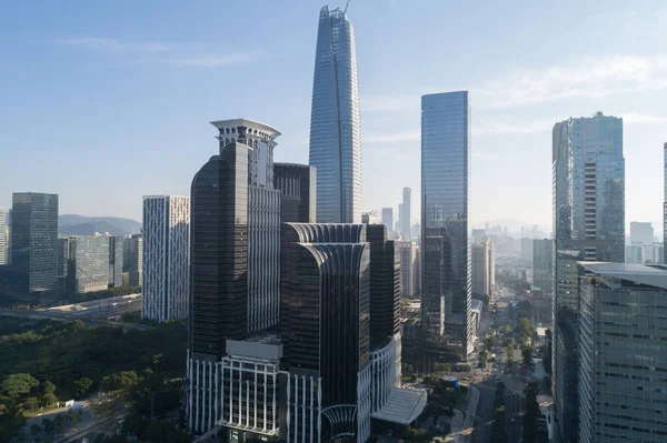 Aerial View Landscape Shenzhen City China — Stock Photo, Image