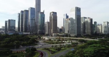 Shenzhen şehrindeki hava manzarası, Çin