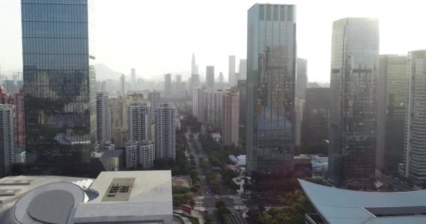 现代城市的鸟瞰图 — 图库视频影像