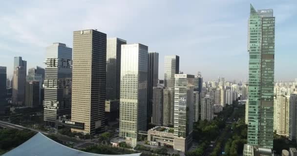 深圳市风景的空中景观 — 图库视频影像