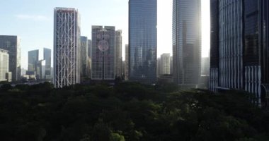 Shenzhen şehrindeki hava manzarası, Çin