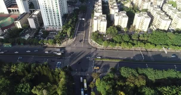 Vista Aérea Cidade Moderna — Vídeo de Stock