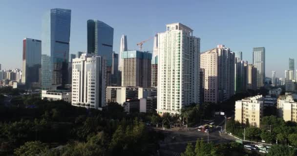 现代城市的鸟瞰图 — 图库视频影像