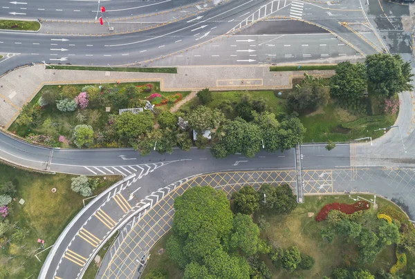 Flygfoto Över Landskapet Shenzhen Stad Kina — Stockfoto