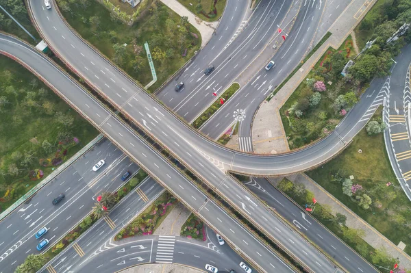 Shenzhen şehrinin havadan manzarası, Çin