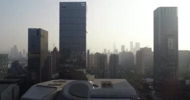 Shenzhen şehrinin modern manzara manzarası, Çin