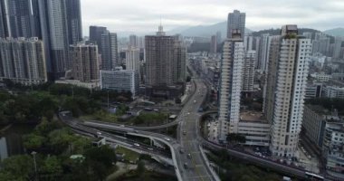 Shenzhen şehrinin modern manzara manzarası, Çin