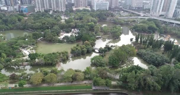 Moderní Pohled Krajinu Městě Shenzhen Čína — Stock video