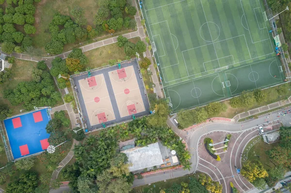 Luchtfoto Van Landschap Shenzhen Stad China — Stockfoto