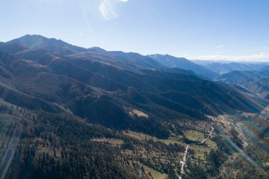 Tibet, Çin 'de kış manzarası