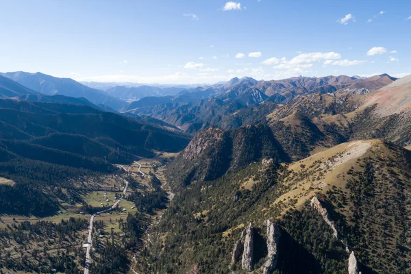 Tibet, Çin 'de kış manzarası