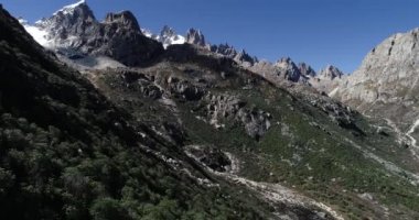 Tibet, Çin 'de kış manzarası
