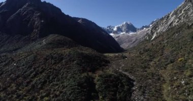 Tibet, Çin 'de kış manzarası