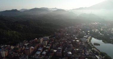 Shenzhen şehrindeki kentsel köy manzarası, Çin