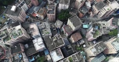 Shenzhen şehrindeki kentsel köy manzarası, Çin