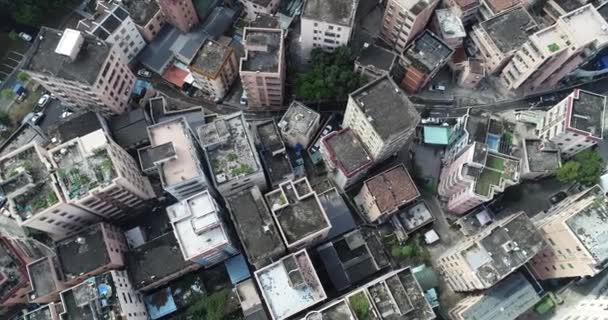 Widok Lotu Ptaka Miasto Shenzhen Chiny — Wideo stockowe