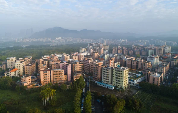 Vista Aérea Paisagem Cidade Shenzhen China — Fotografia de Stock