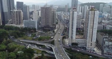 Gökdelenli modern şehrin havadan görünüşü