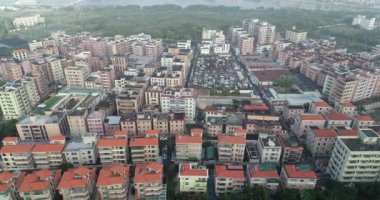 Shenzhen şehrinin havadan görünüşü, Çin