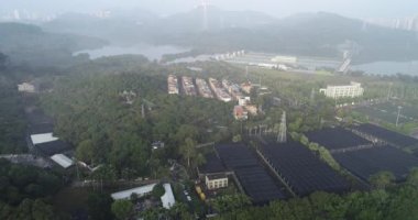 Shenzhen şehrinin havadan görünüşü, Çin