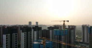 mimari ve modern yeni binalar, inşaat kavramı