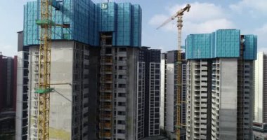 mimari ve modern yeni binalar, inşaat kavramı