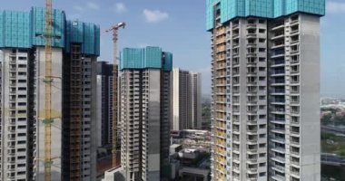 mimari ve modern yeni binalar, inşaat kavramı