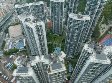 Shenzhen, Çin 'deki hava manzarası