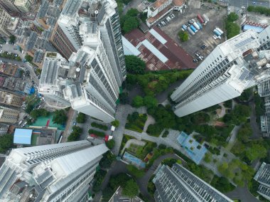 Shenzhen, Çin 'deki hava manzarası